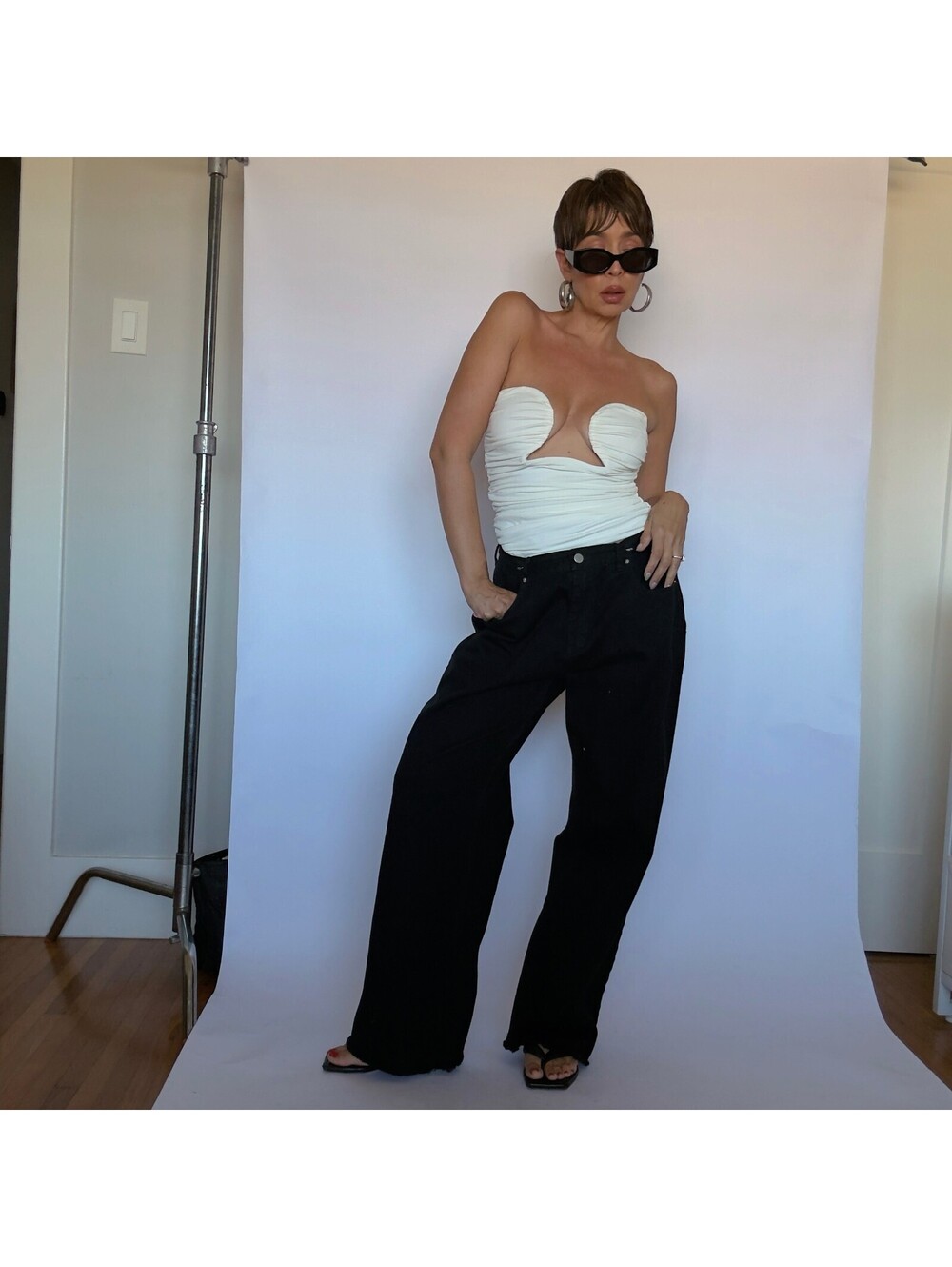 Cutout Corset Top